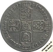1745 SIxpence - George II LIMA